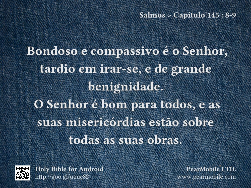 Salmos, Capítulo 145:8-9